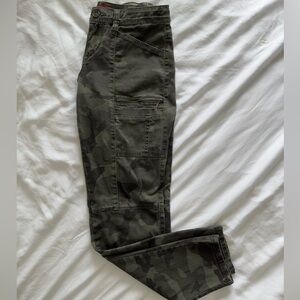 Women’s Pants | Camo Print Skinny Cargo Pants, Low Rise